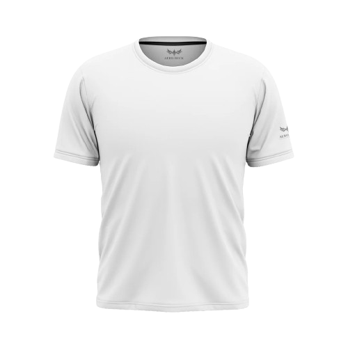Pack of 5 Aero Deck Cotton Jersey Black, Grey, Red, Blue & White Color T-Shirt AERODECK APPARELS