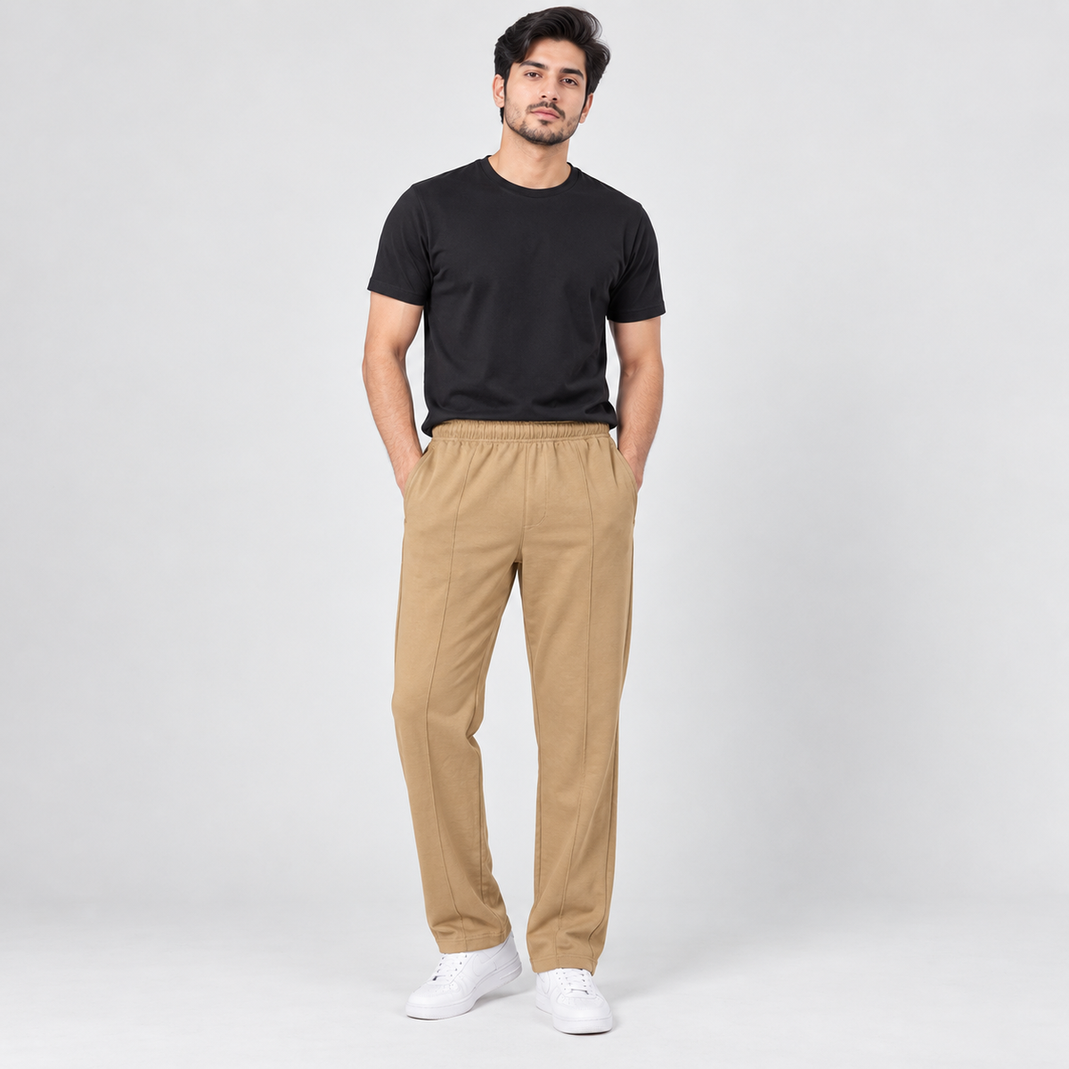 Men’s Straight Fit Casual Trousers – 5 Colors AERODECK APPARELS