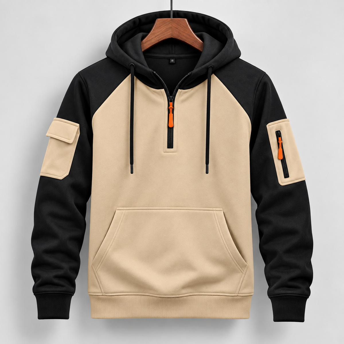 AeroDeck Sandstorm Utility Half-Zip Hoodie (Code # AD-14) AERODECK APPARELS