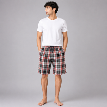 Aerodeck Men's Premium Checkered Cotton Casual Boxer Short AERODECK APPARELS