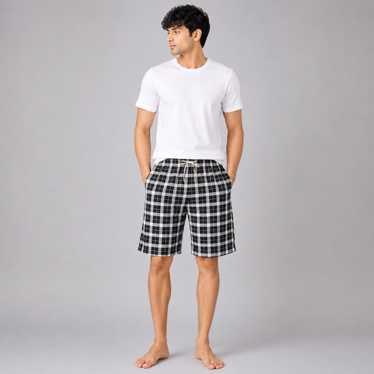 Aerodeck Men's Premium Checkered Cotton Casual Boxer Short AERODECK APPARELS
