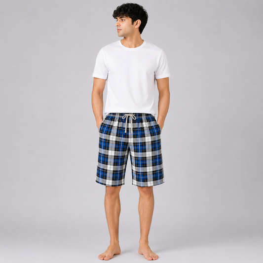 Aerodeck Men's Premium Checkered Cotton Casual Boxer Short AERODECK APPARELS