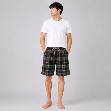 Aerodeck Men's Premium Checkered Cotton Casual Boxer Short AERODECK APPARELS