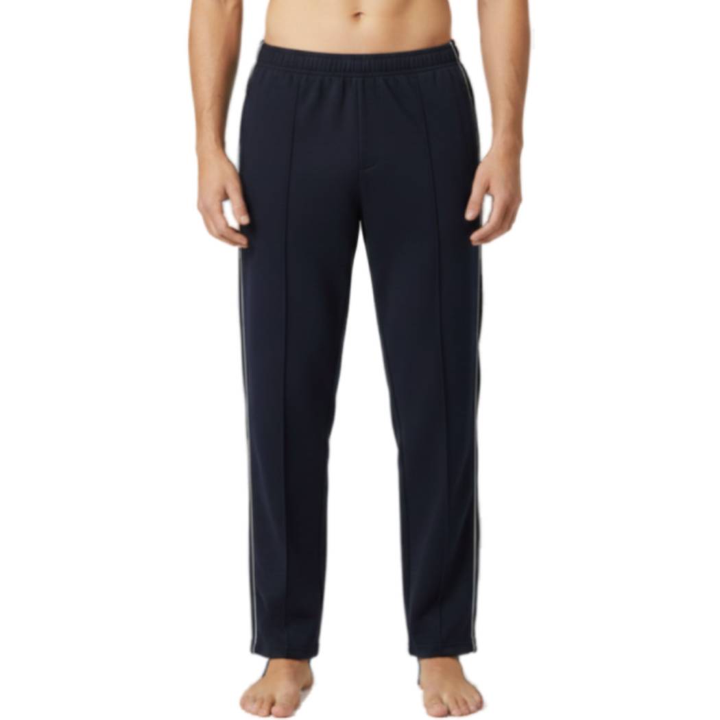 Aero Deck Blue Color Urban Leisure Terry Pant Trousers AERODECK APPARELS