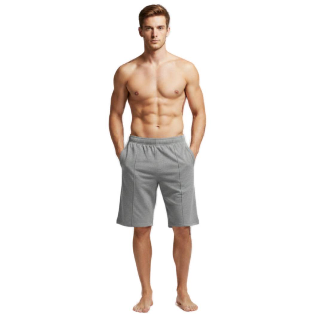 Aero Deck Grey Color Urban Leisure Terry Short AERODECK APPARELS