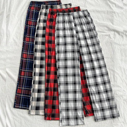 Pack of Four Checkered Lounge Pajama Pants for Men AERODECK APPARELS