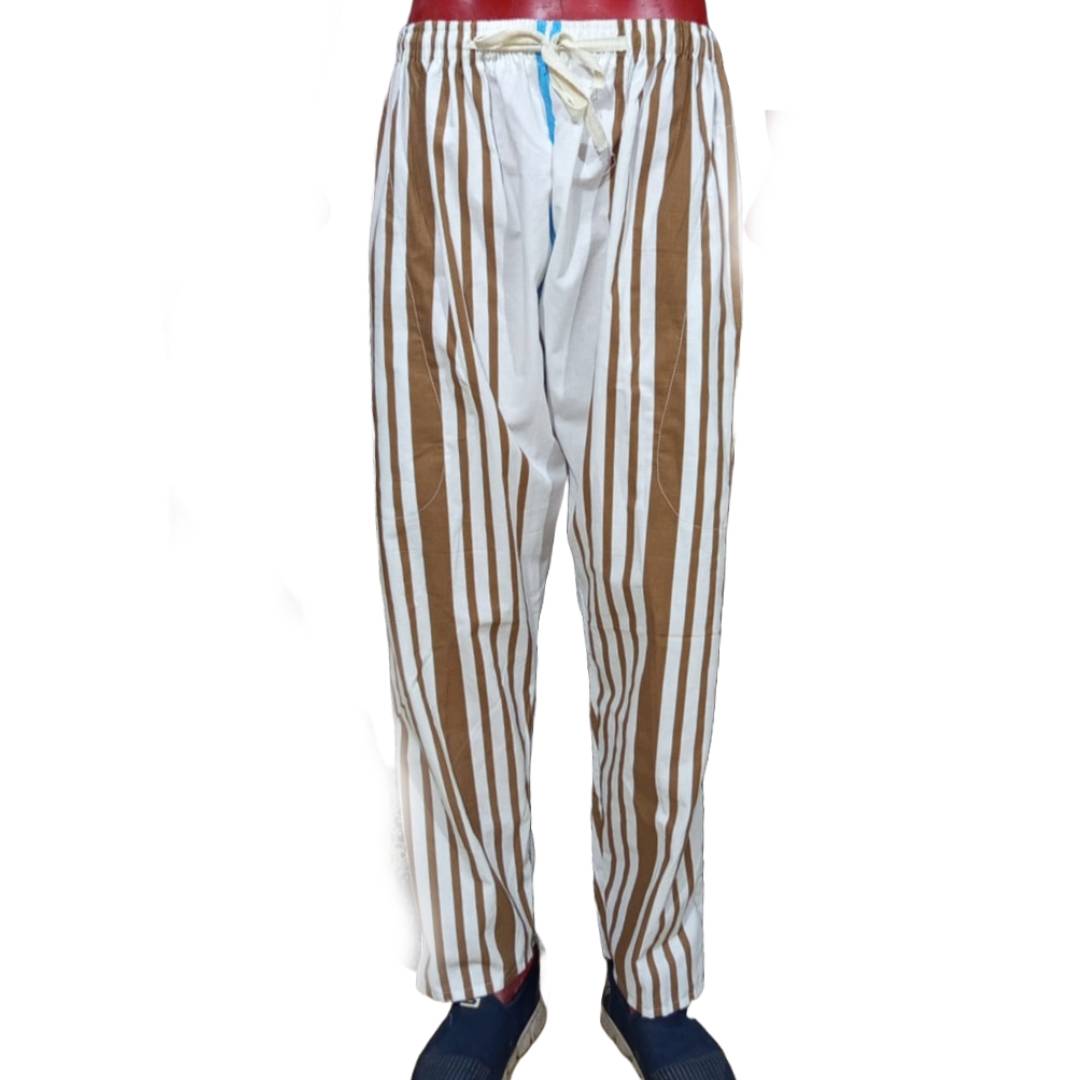Pack of 3 Men's Urban Stripe Lounge Trouser Pajamas AERODECK APPARELS